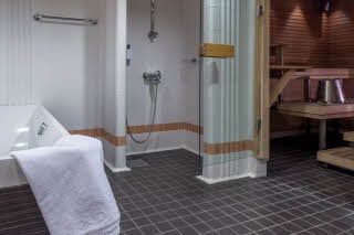 Badstue i Presidential Suite