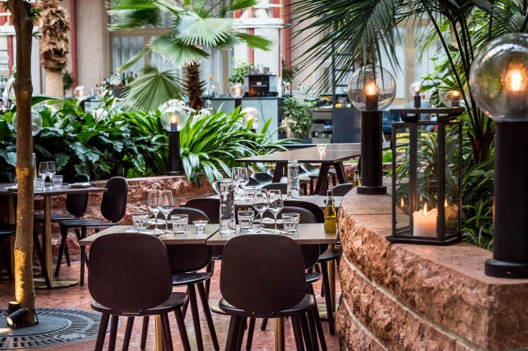Restaurant bord Scandic Infra City Stockholm