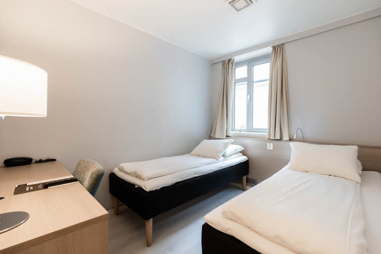 twin room at scandic byparken