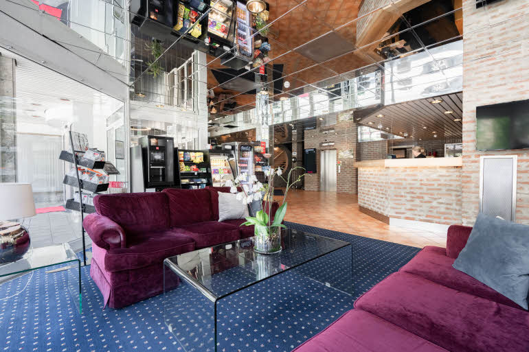 lobby på scandic city