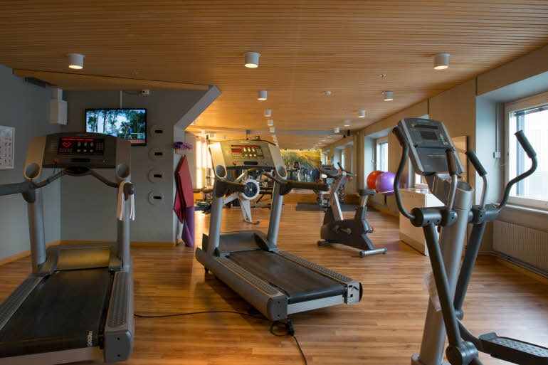 Treningsrom hotell Scandic Infra City
