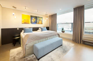 Soverom med dobbeltseng i Presidential Suite, Scandic Nidelven