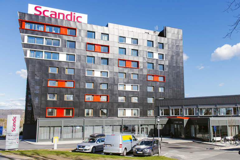 Scandic Elmia, fasade