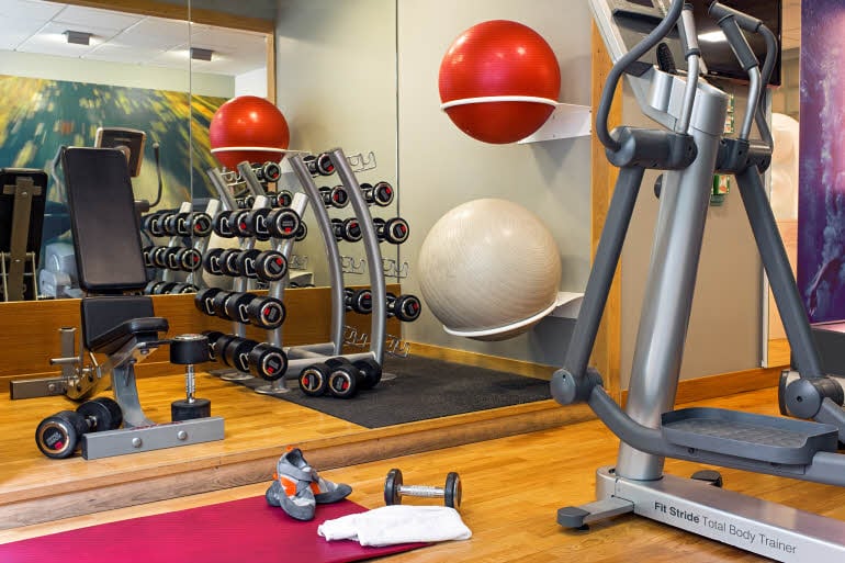 Treningsrom hotell Scandic Alvik