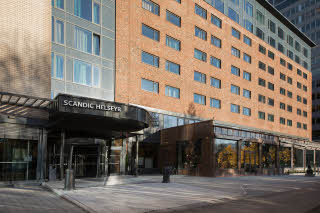 Inngangsparti på Scandic Helsfyr