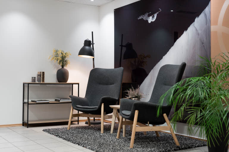 Lobby på Scandic Olympiatoppen