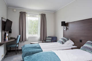 Standard rom twin hotell Scandic Leknes Lofoten