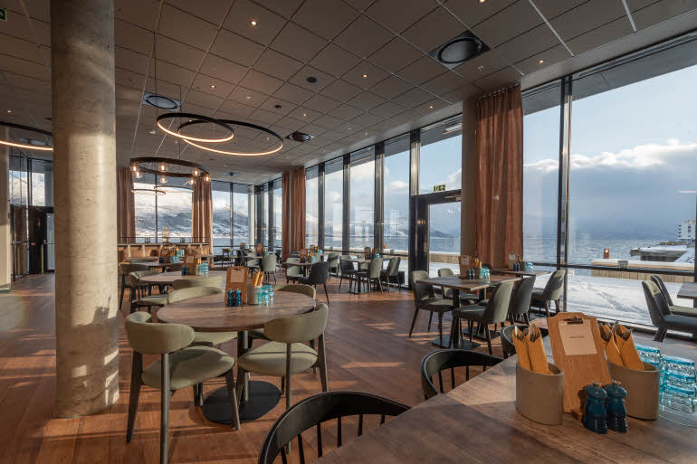 restaurant at scandic sortland