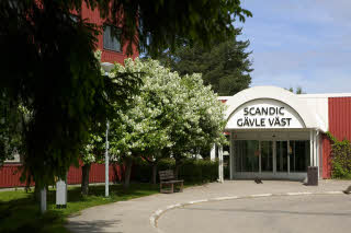 Inngang hotell Scandic Gävle Väst