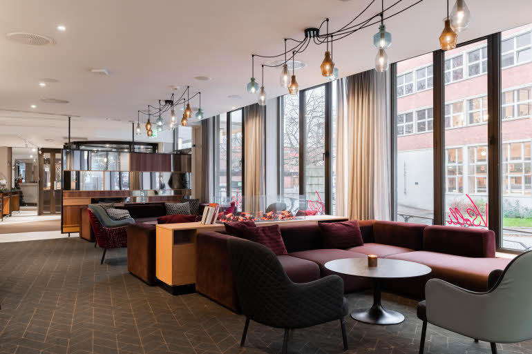 Lobbyområdet på Scandic Solli
