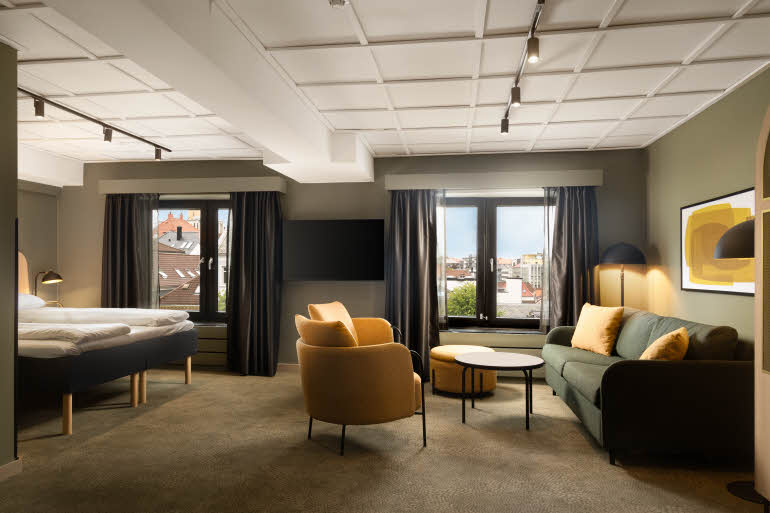 Juniorsuite på Scandic Neptun