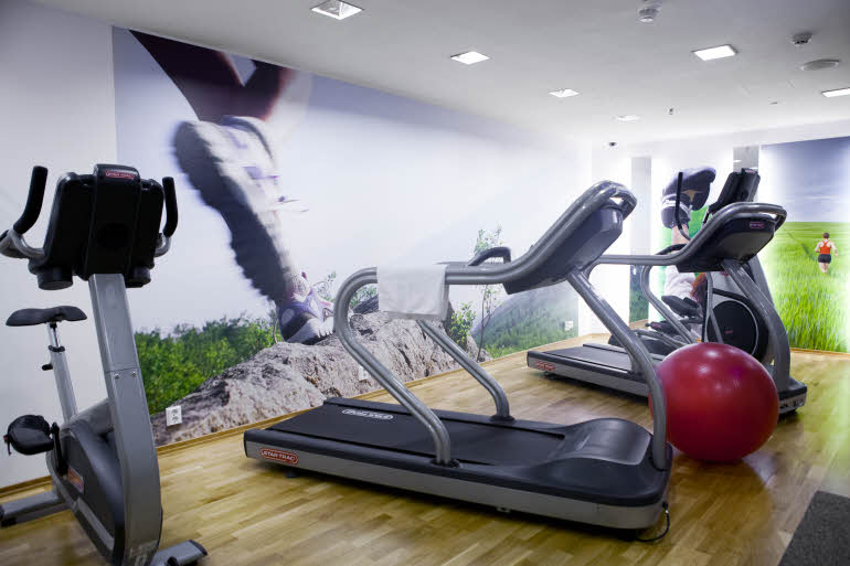 Treningsrom hotell Scandic Paasi