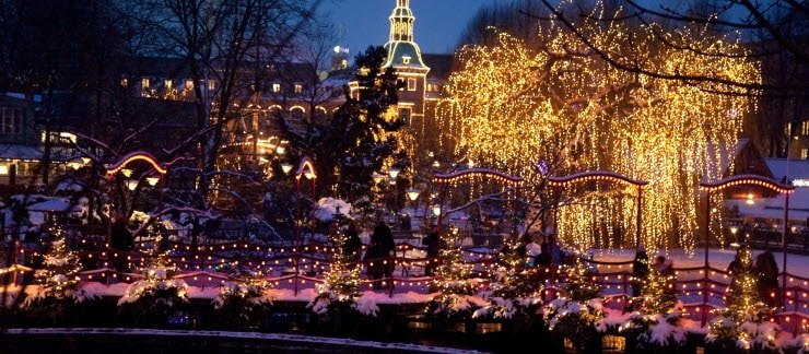 Julelys i Tivoli | Foto: VisitDenmark