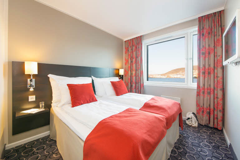 Dobbeltseng i Superior Extra-rom, Scandic Hammerfest