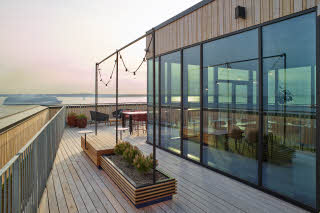 terrasse på scandic oceanhamnen