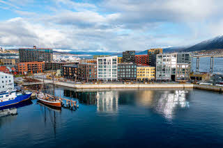The Dock oversiktsbilde fra sjøsiden