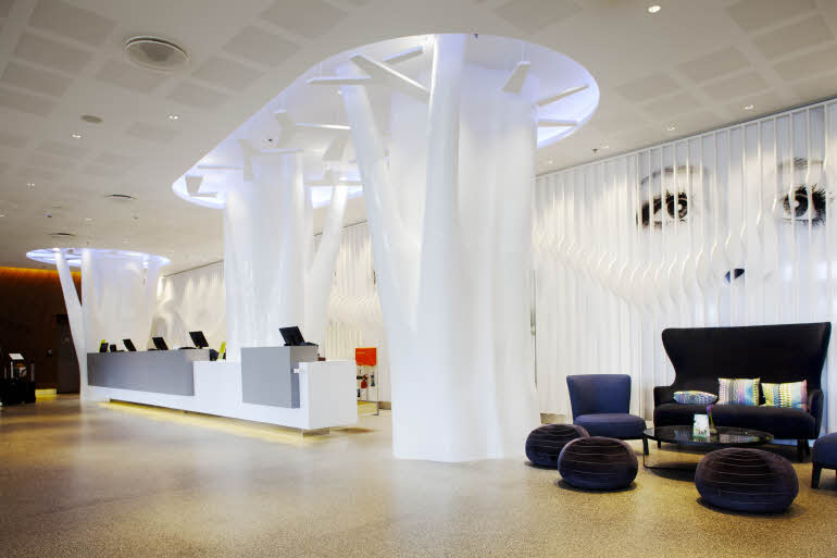 Scandic Copenhagen, resepsjon