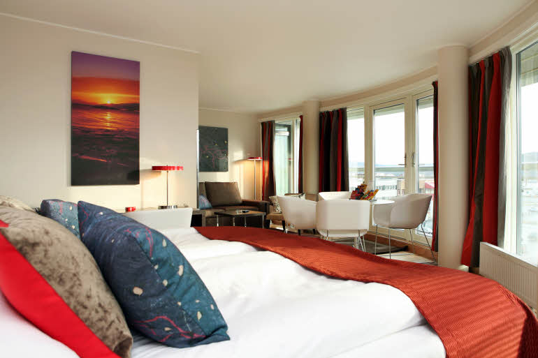 Suite med stor stue, Scandic Alta