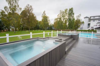 Varmekulper utendørs på Scandic Lillehammer Hotel
