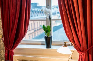 Pult med utsikt på scandic gamla stan