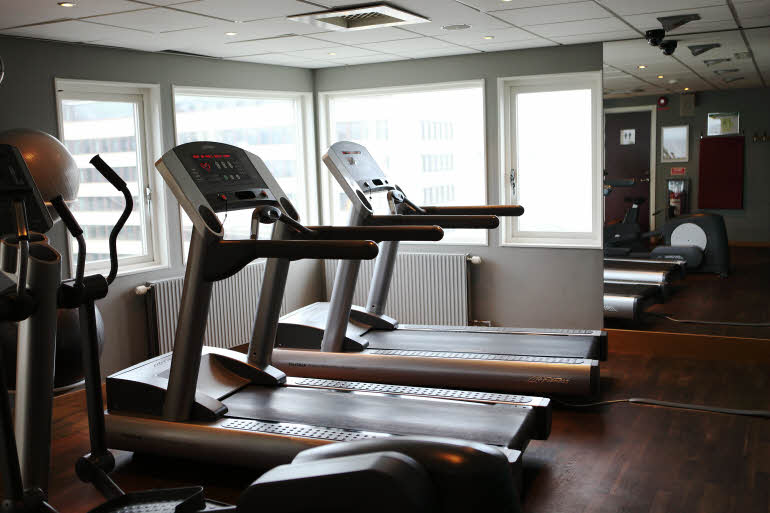 Treningsrom hotell Scandic Poralen