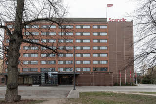 facade scandic tampere koskipuisto hotel finland