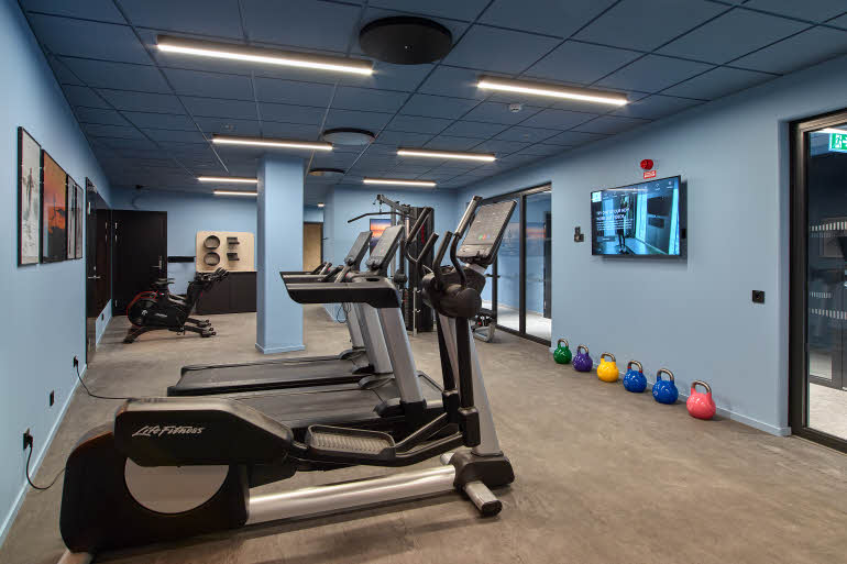 Gym på hotell Scandic Oceanhamnen