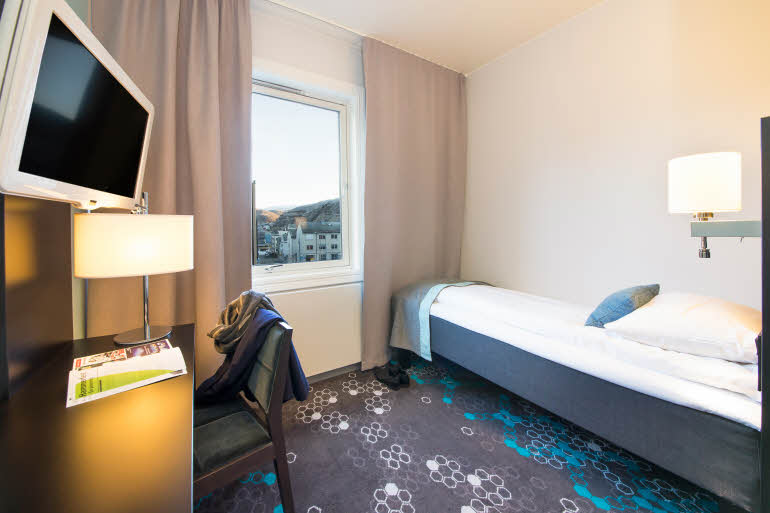 Standard Single-rom med enkeltseng, Scandic Hammerfest