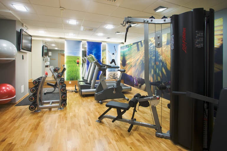 Treningsrom hotell Scandic Winn Karlstad