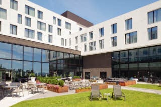 Fasade hotell Scandic Fornebu Oslo