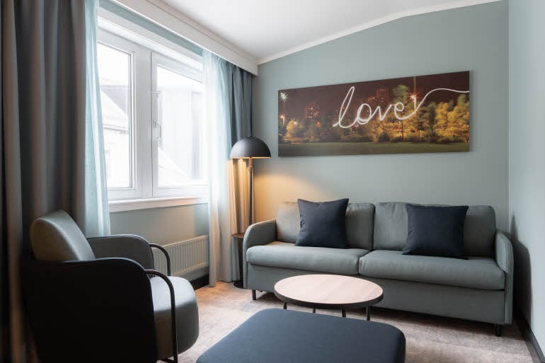 junior suite på scandic oslo city