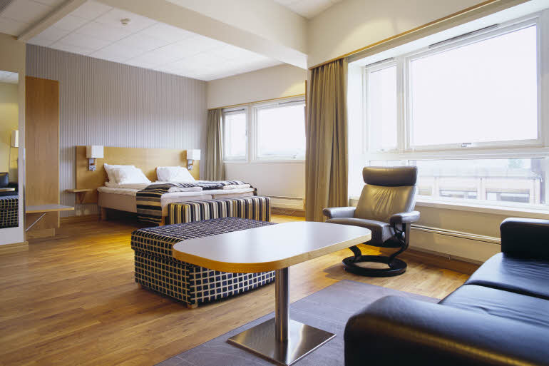 Interiør i Junior Suite, Scandic Asker