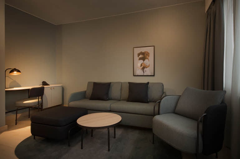Superior-rom sitteområde