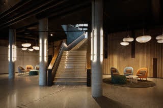 Lobby i konferanseområde