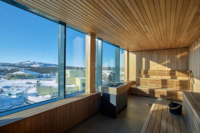 badstue på scandic kiruna