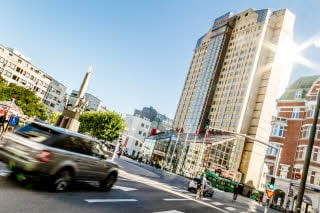 Fasade hotell Scandic Triangeln Malmø