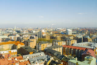 Utsikt fra hotell Scandic Triangeln Malmø