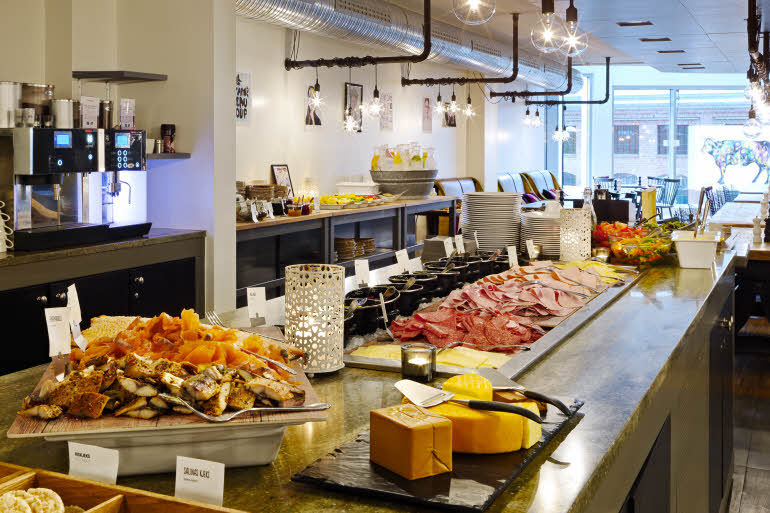 Frokostbuffet, Scandic Vulkan