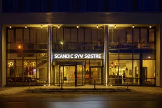 Scandic Syv søstre fasade og hovedinngang