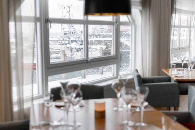 Restaurant på Scandic Bryggen i Honningsvåg