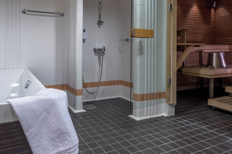 Badstue i Presidential Suite