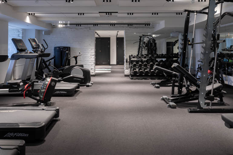 Treningsrom hotell Scandic Grand Central Helsinki