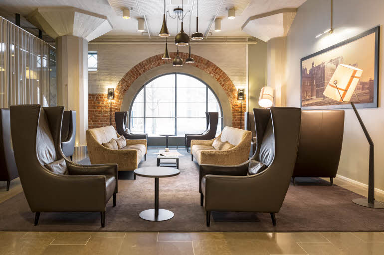 Lobby på Scandic Grand Marina i Helsinki