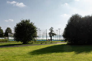 exterior view to lake at scandic kuopio in kuopio