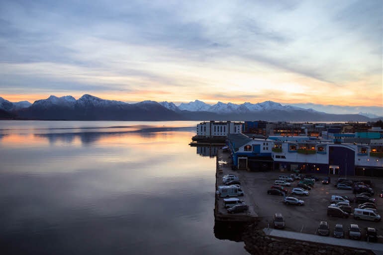 Utsikt fra Scandic Sortland
