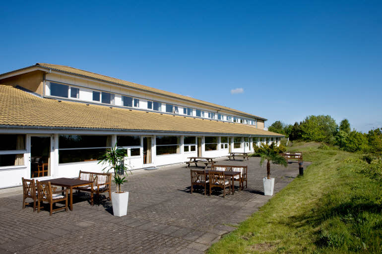 Exterior terrace hotel Scandic Aalborg Øst
