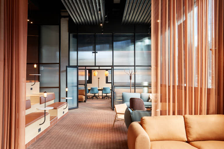 Living Room Area Scandic München Macherei Germany