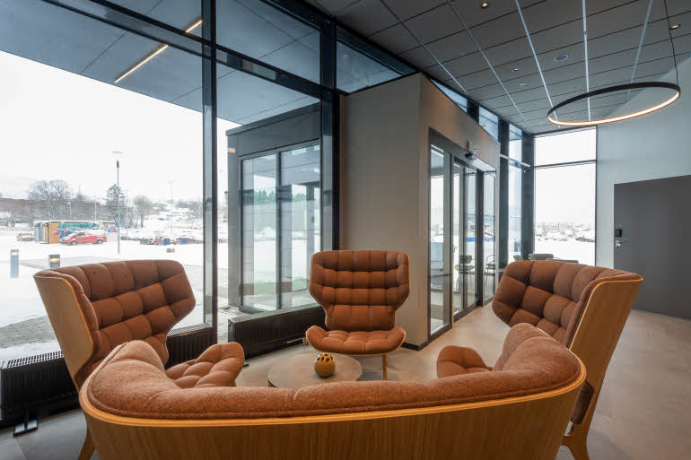 lobby på scandic sortland