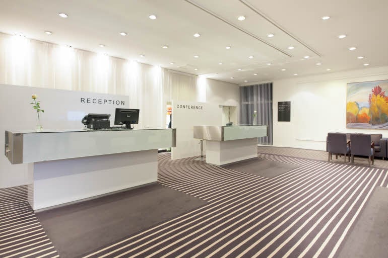 Resepsjon i møte- og konferanseområde, Scandic Park Sandefjord