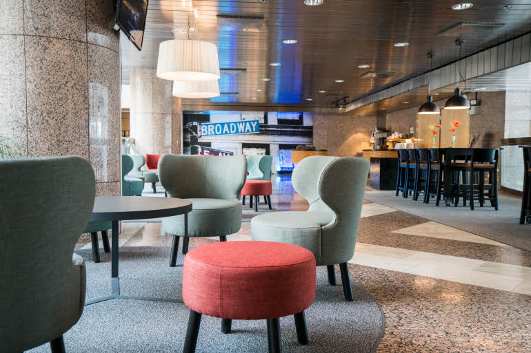 Conference lounge detail Scandic Infra City